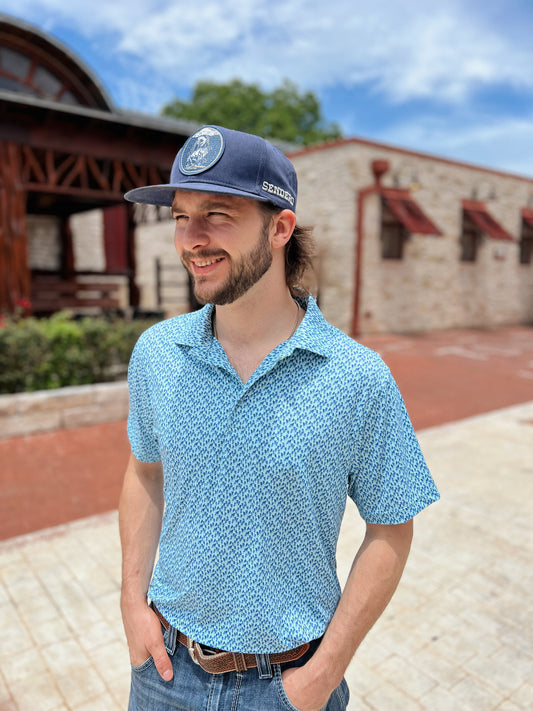 Bluebonnet Overload Polo