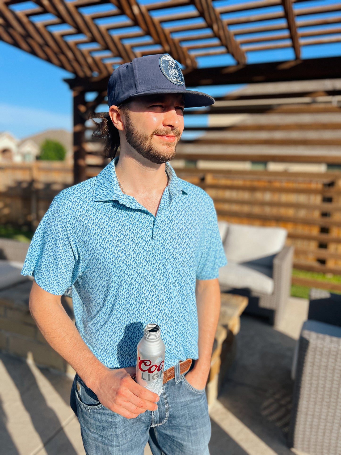 Bluebonnet Overload Polo