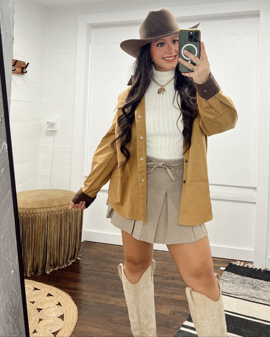 The Prairie Cozy Shacket