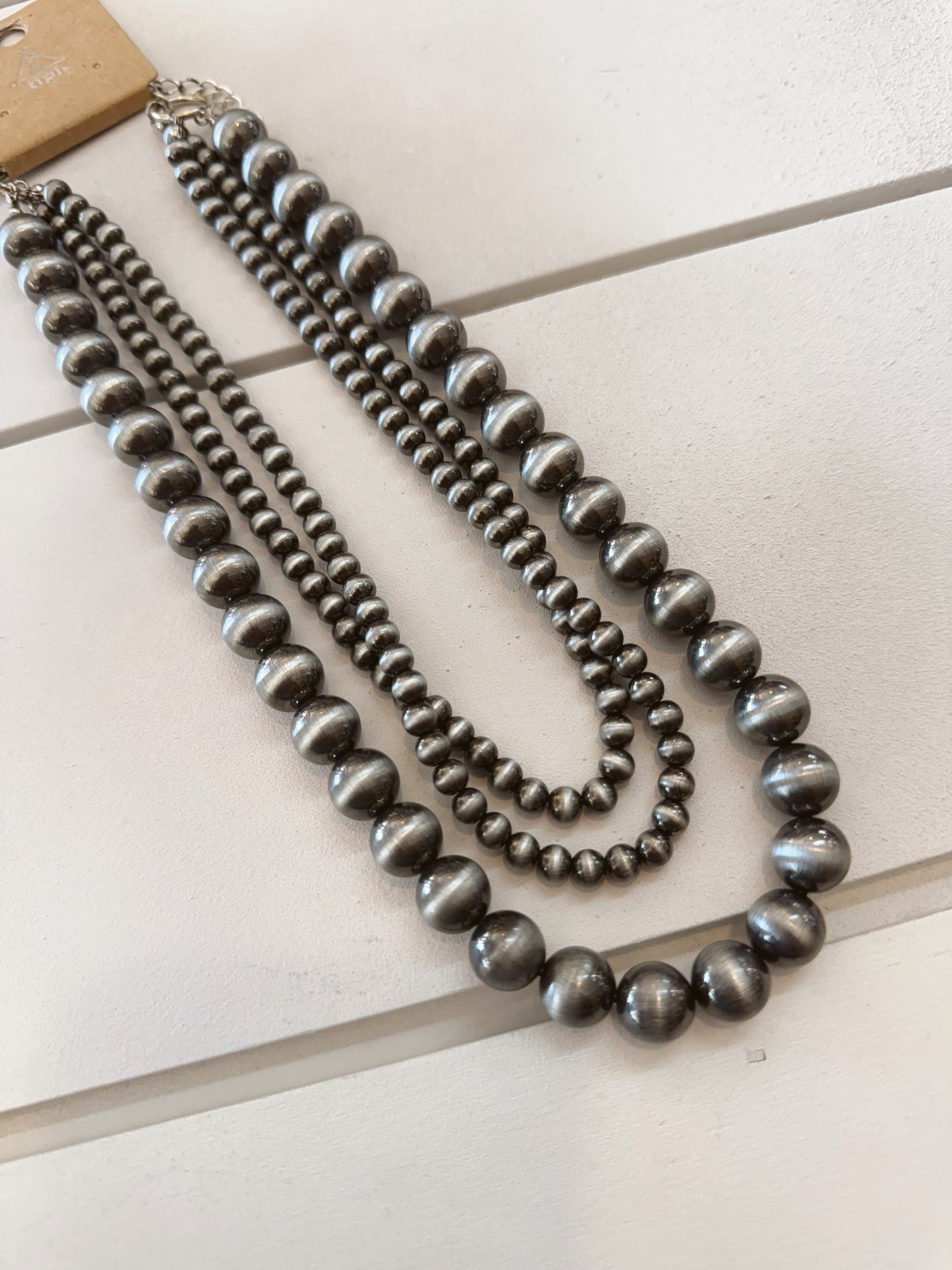 The Lucia Layered Beaded Necklace