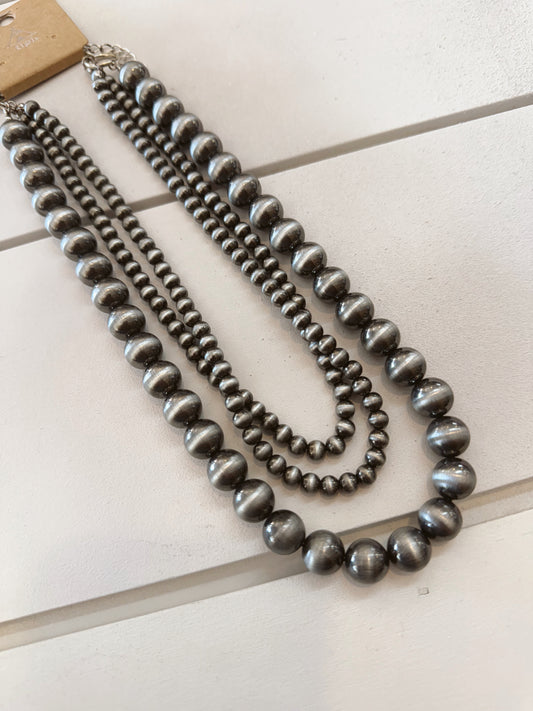 The Lucia Layered Beaded Necklace