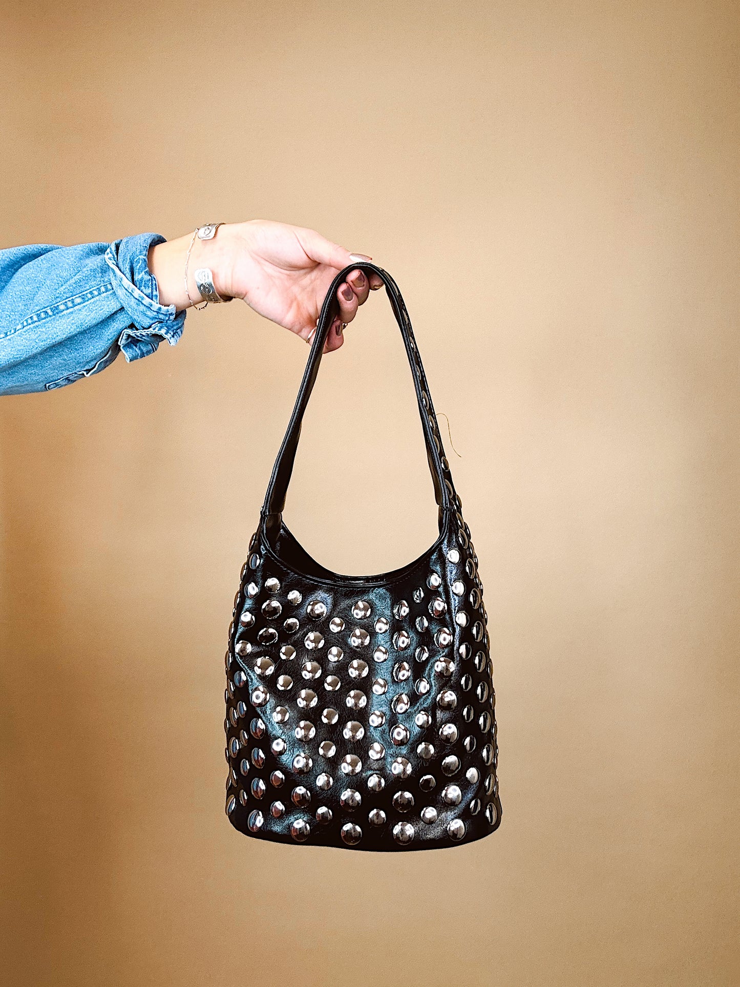 Stefanie Studded Bag