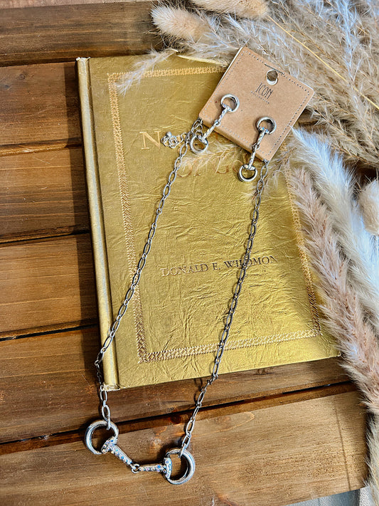 The Dani Diamond Bit Necklace Set