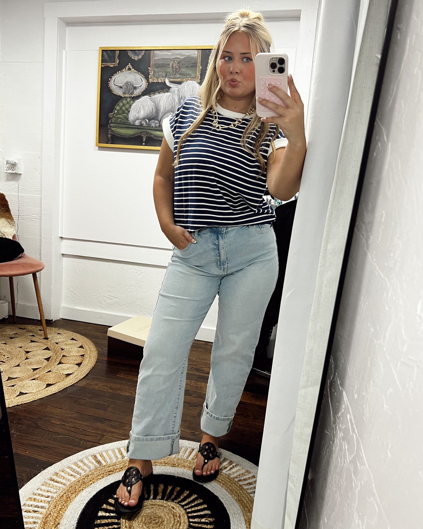 The Jules Stripe Top