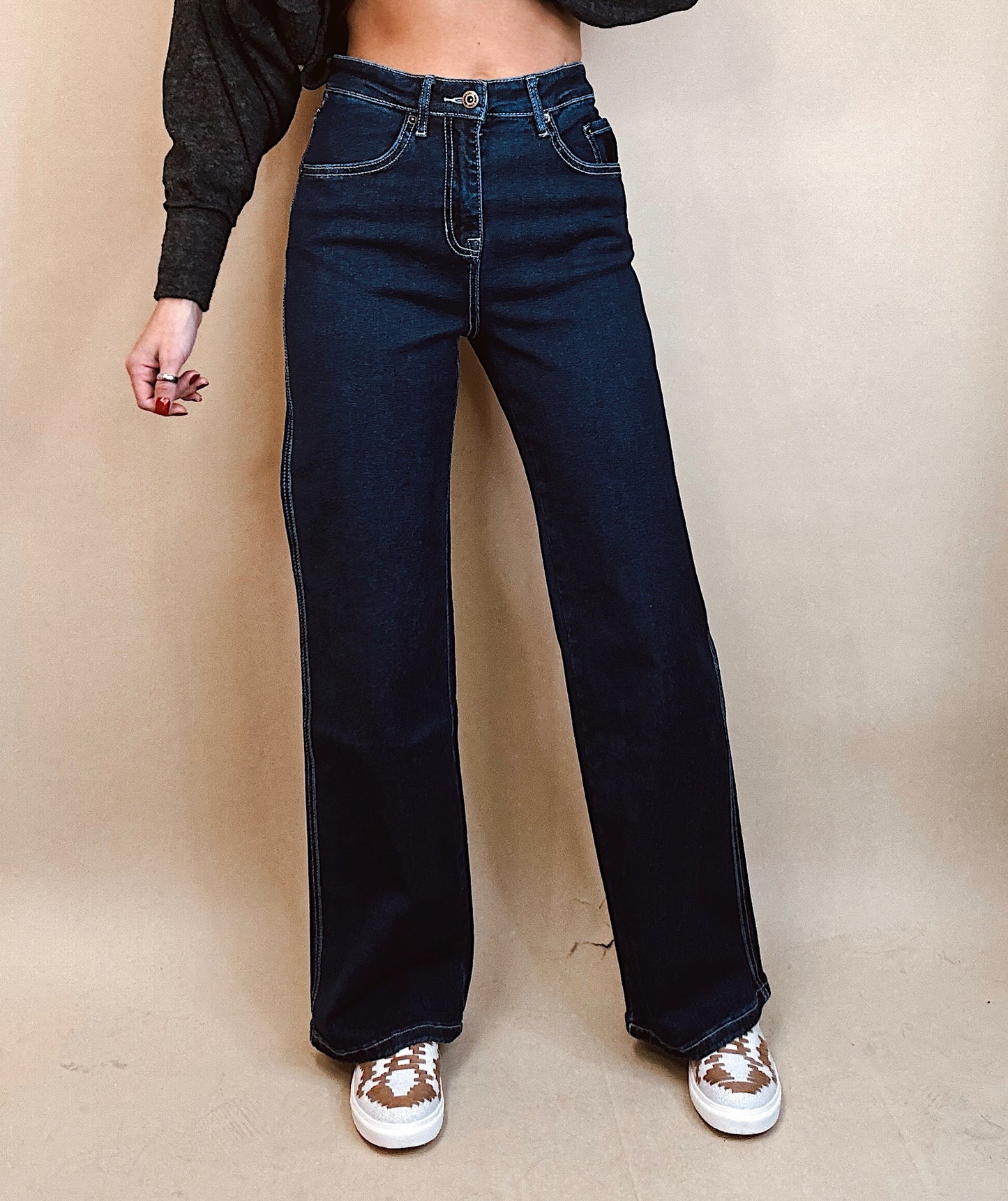 The Hadley Wide Leg Jeans