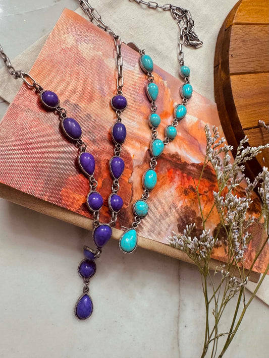 Desert Moon Drop Necklace