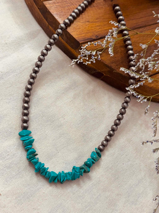 Turquoise Stone Necklace