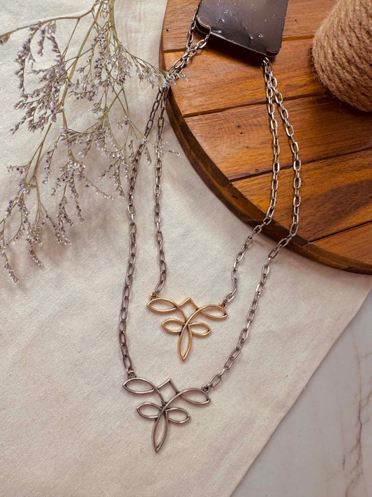 Lariat Boot Stitch Necklace