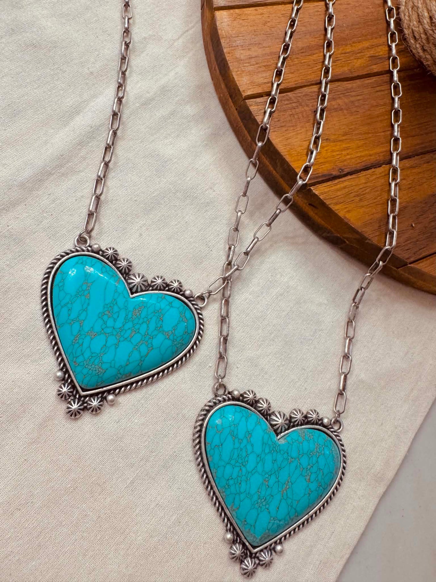 The Heart Desert Pendant Necklace