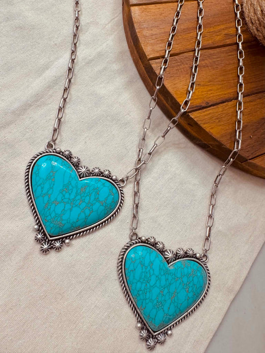 The Heart Desert Pendant Necklace