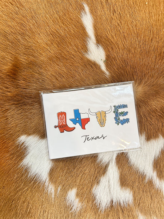 Love Texas Post Card