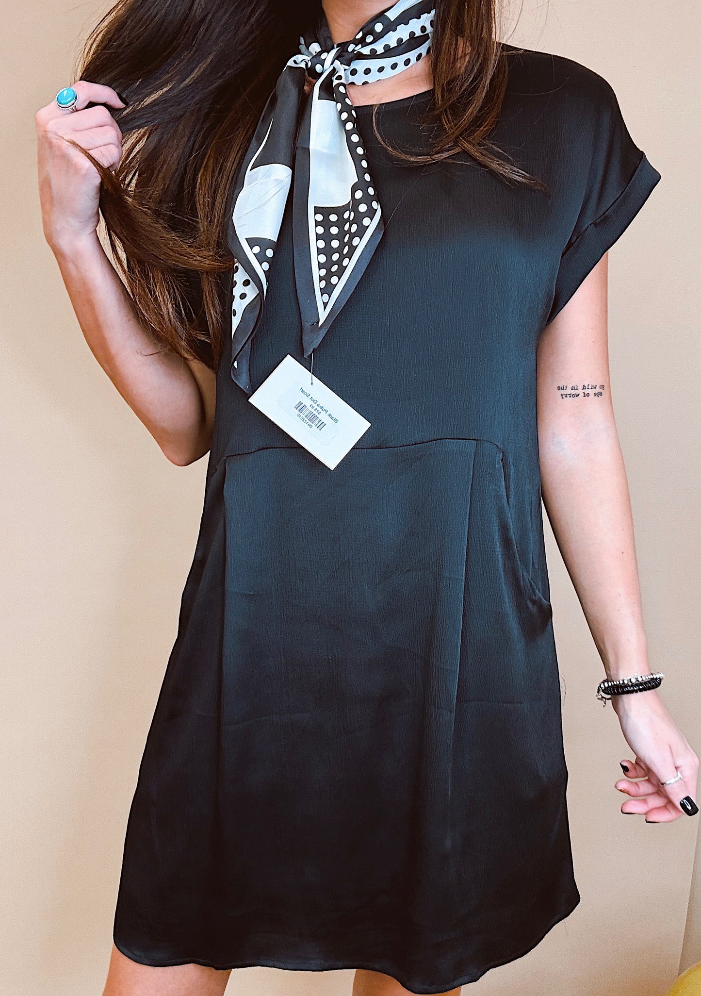 The Erren Satin Mini Dress