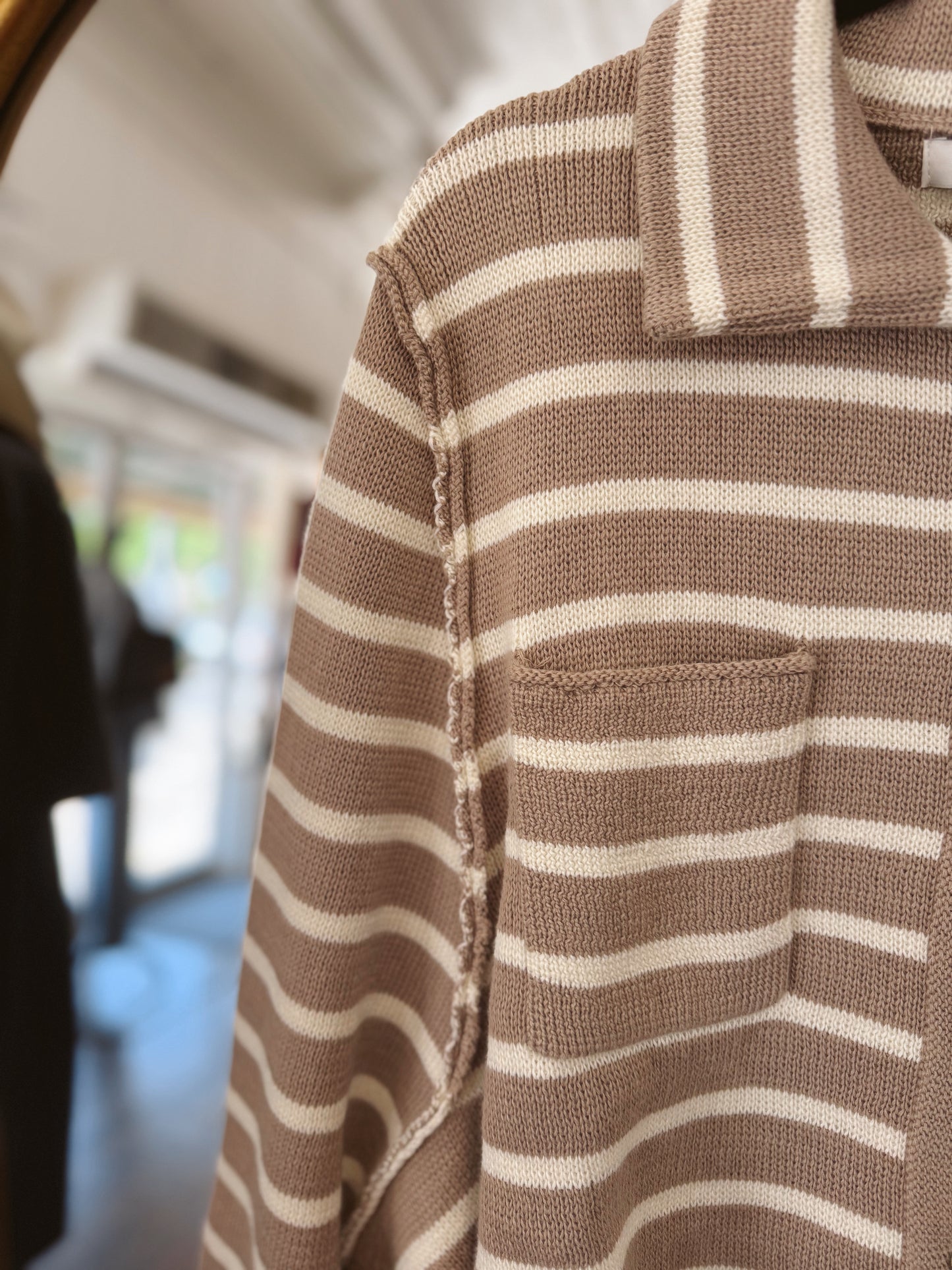 The Stripe Ease Cardigan
