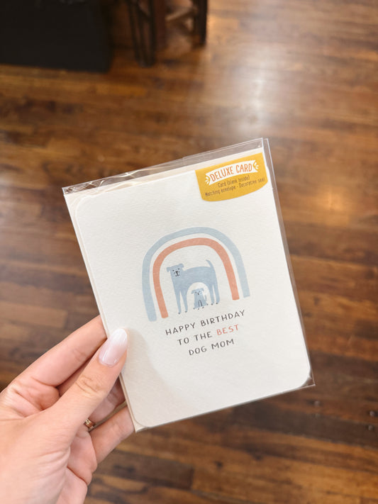 Happy Birthday Best Dog Mom Card