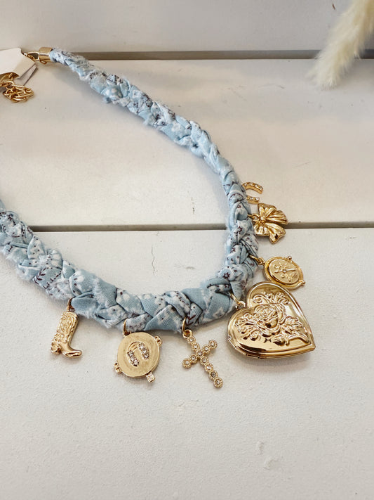 Bandana Breeze Charm Necklace