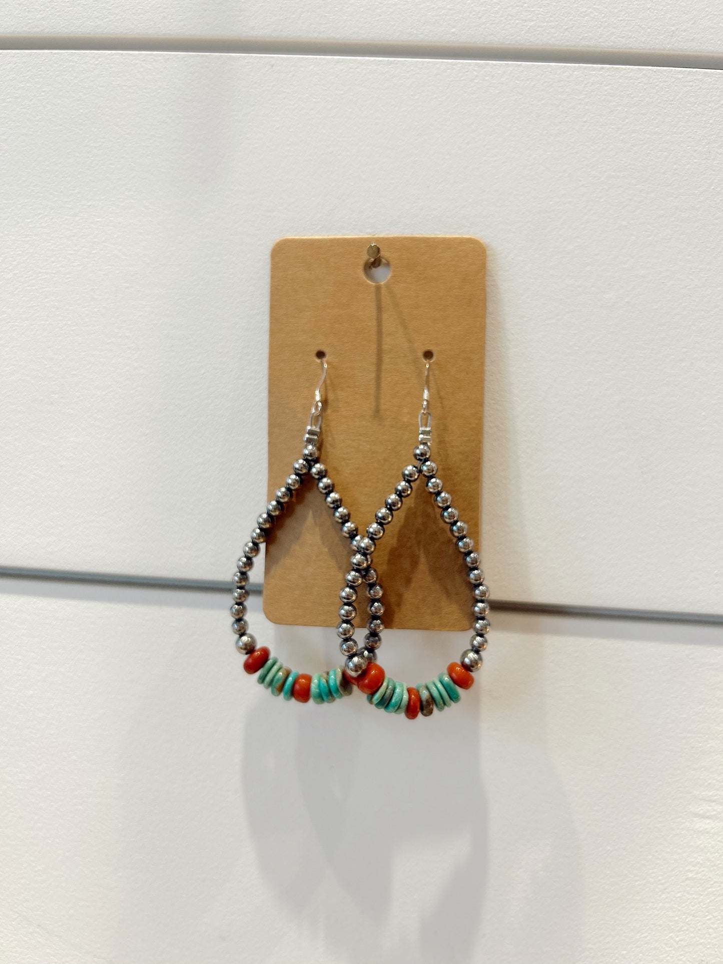 Sterling Silver Navajo Pearl Earrings