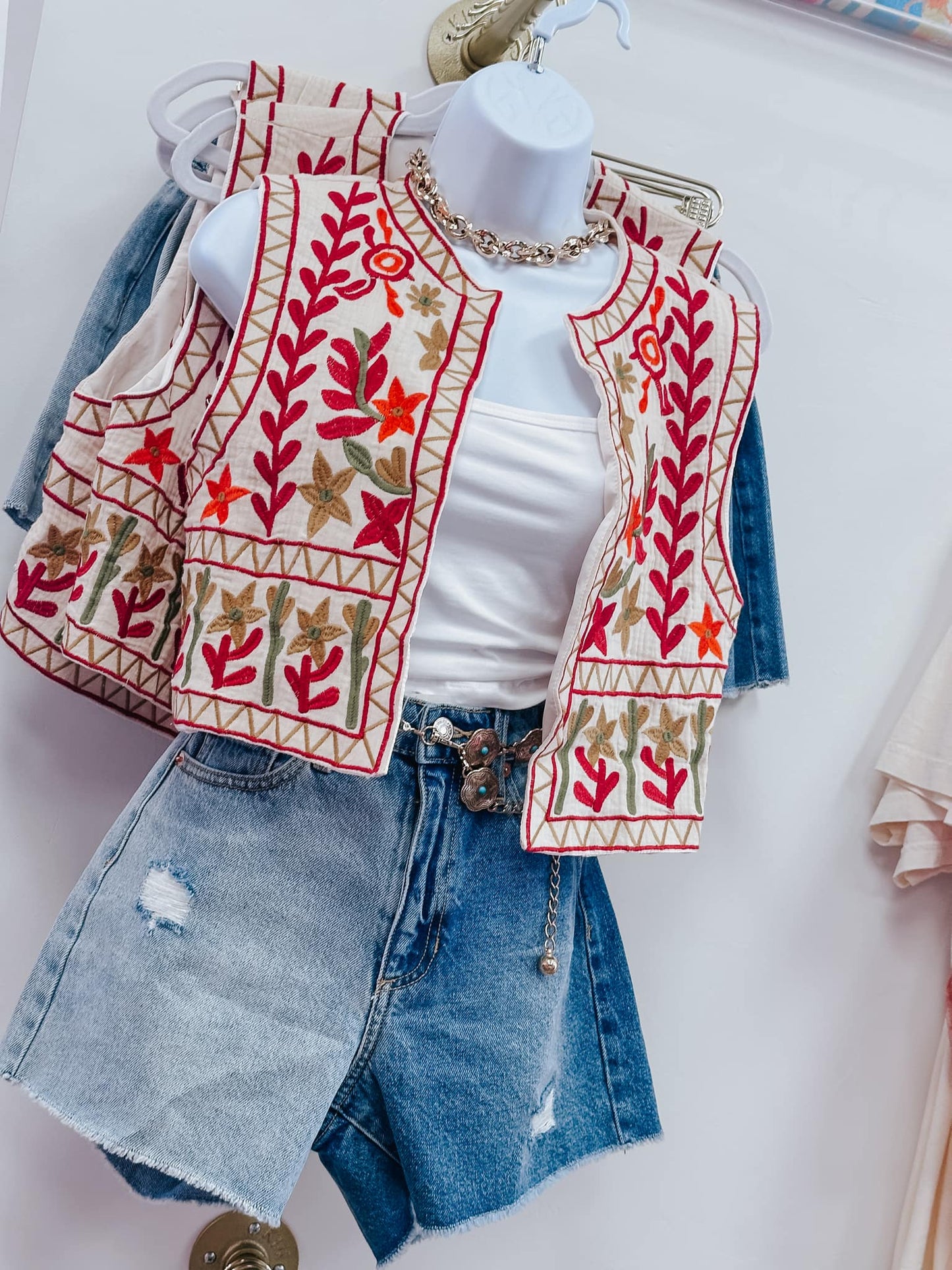 Elliott Embroidered Vest