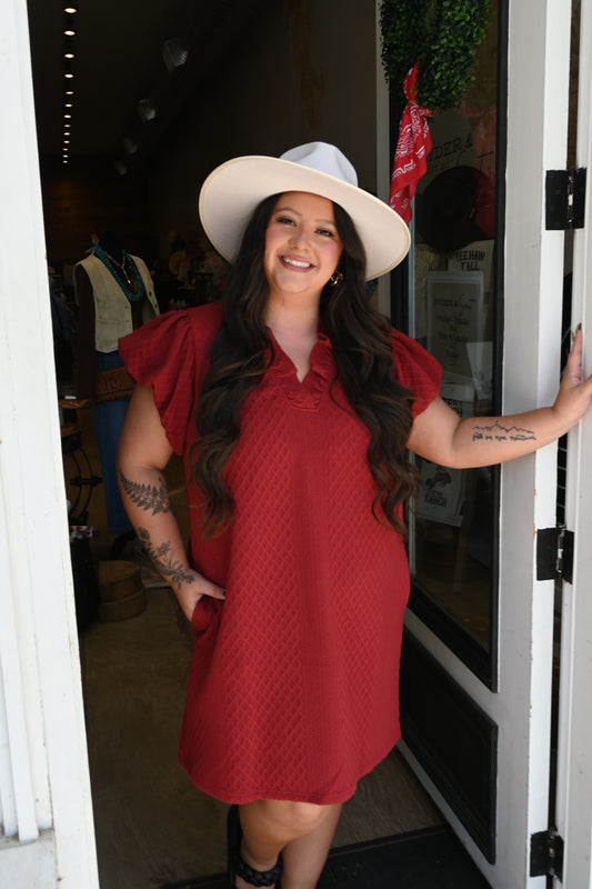 The Dallas Bubble Sleeve Dress