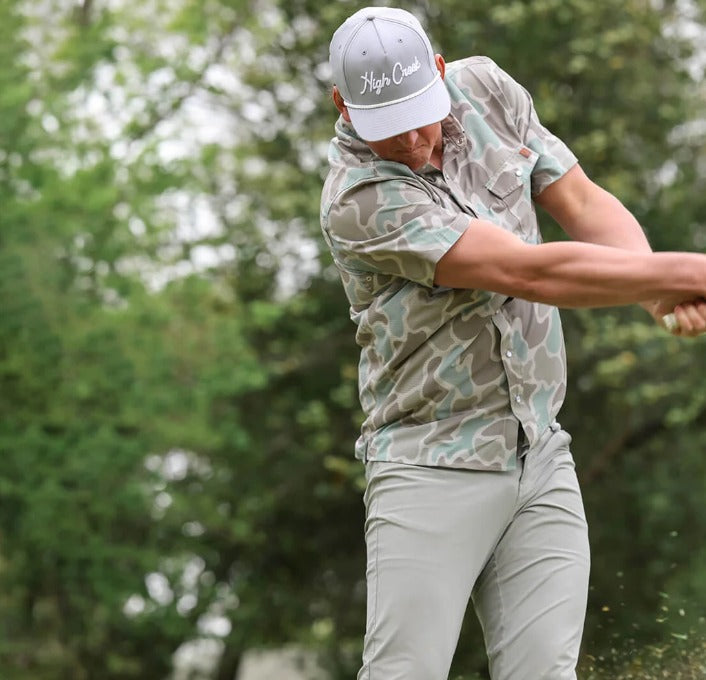 The Cole Camo Button Up