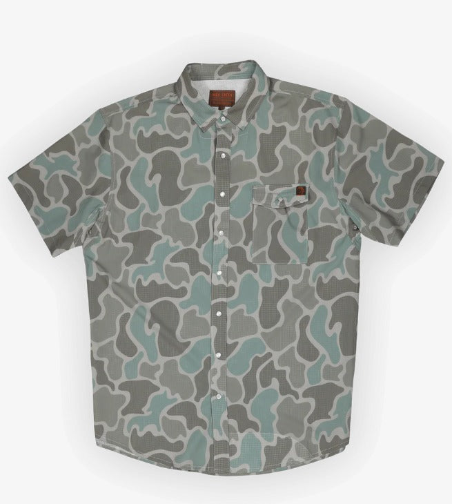 The Cole Camo Button Up
