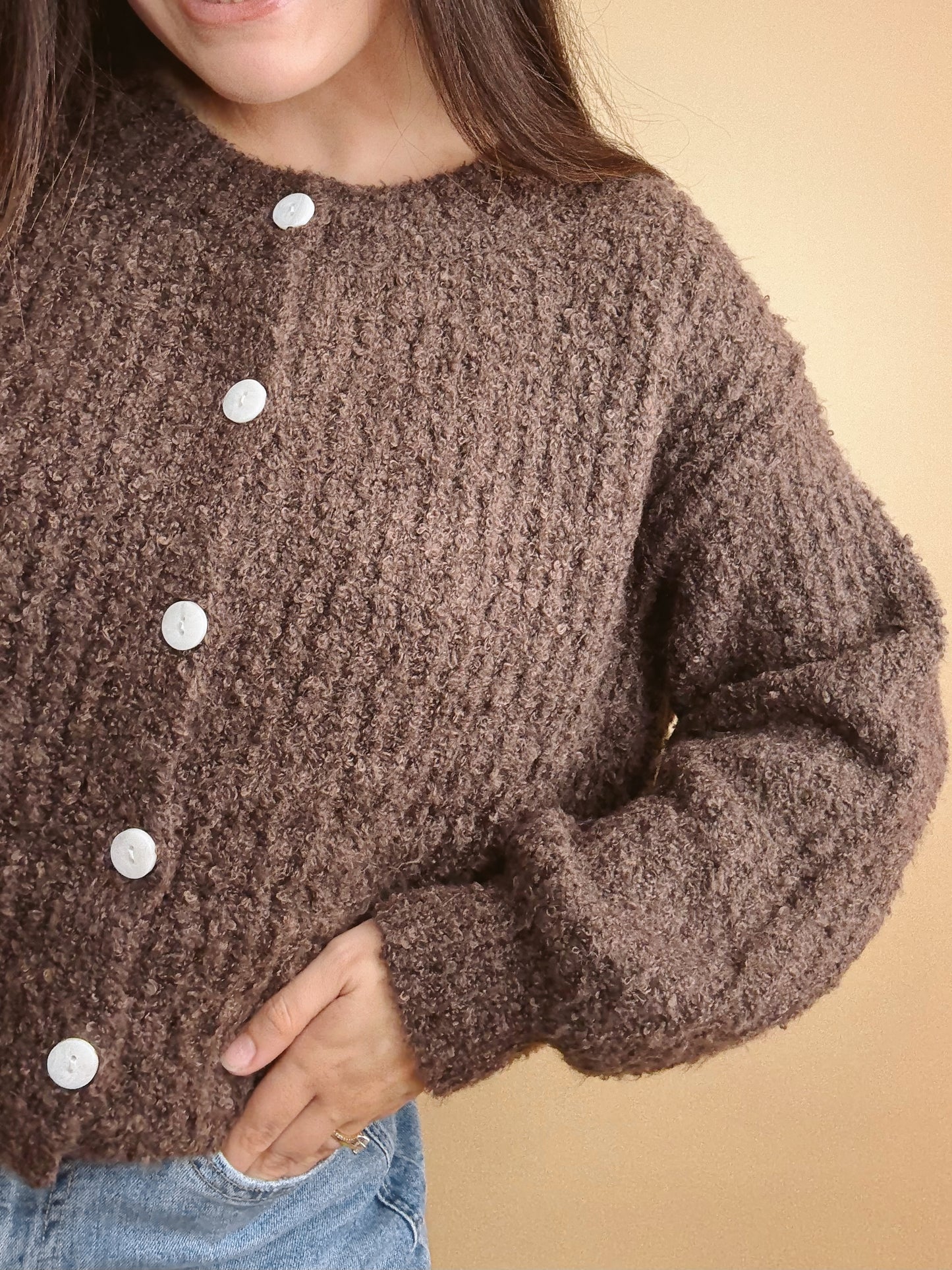 The Buttoned Bliss Sweater