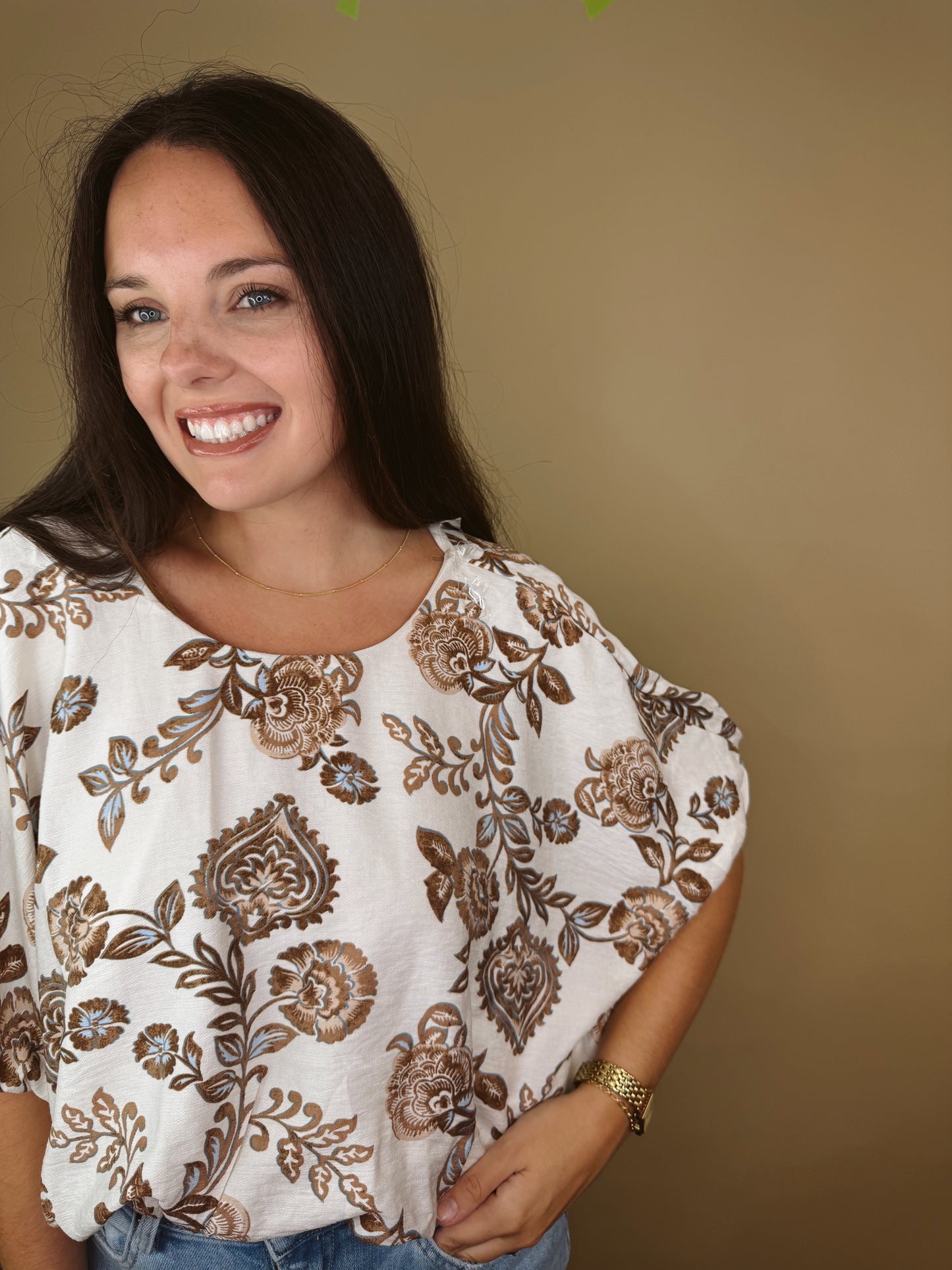The Nicole Floral Top