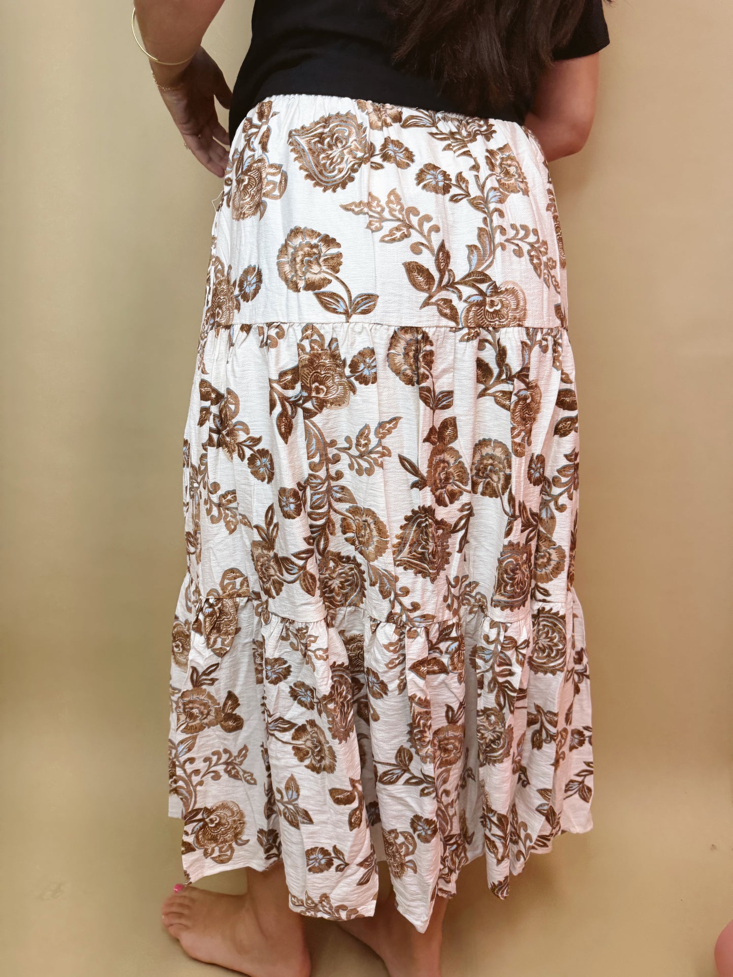 The Nicole Floral Skirt