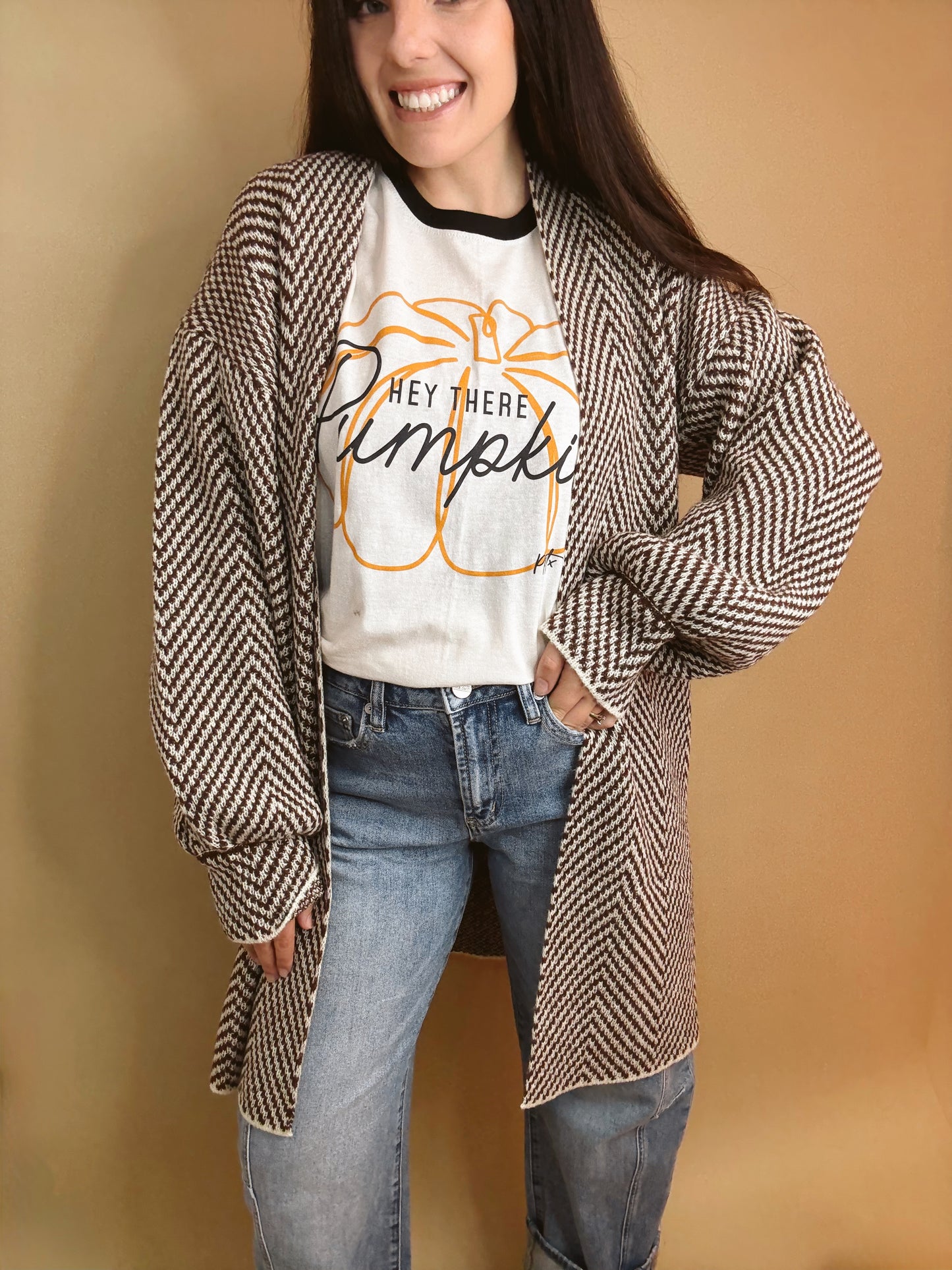 Hey There Pumpkin Ringer Tee
