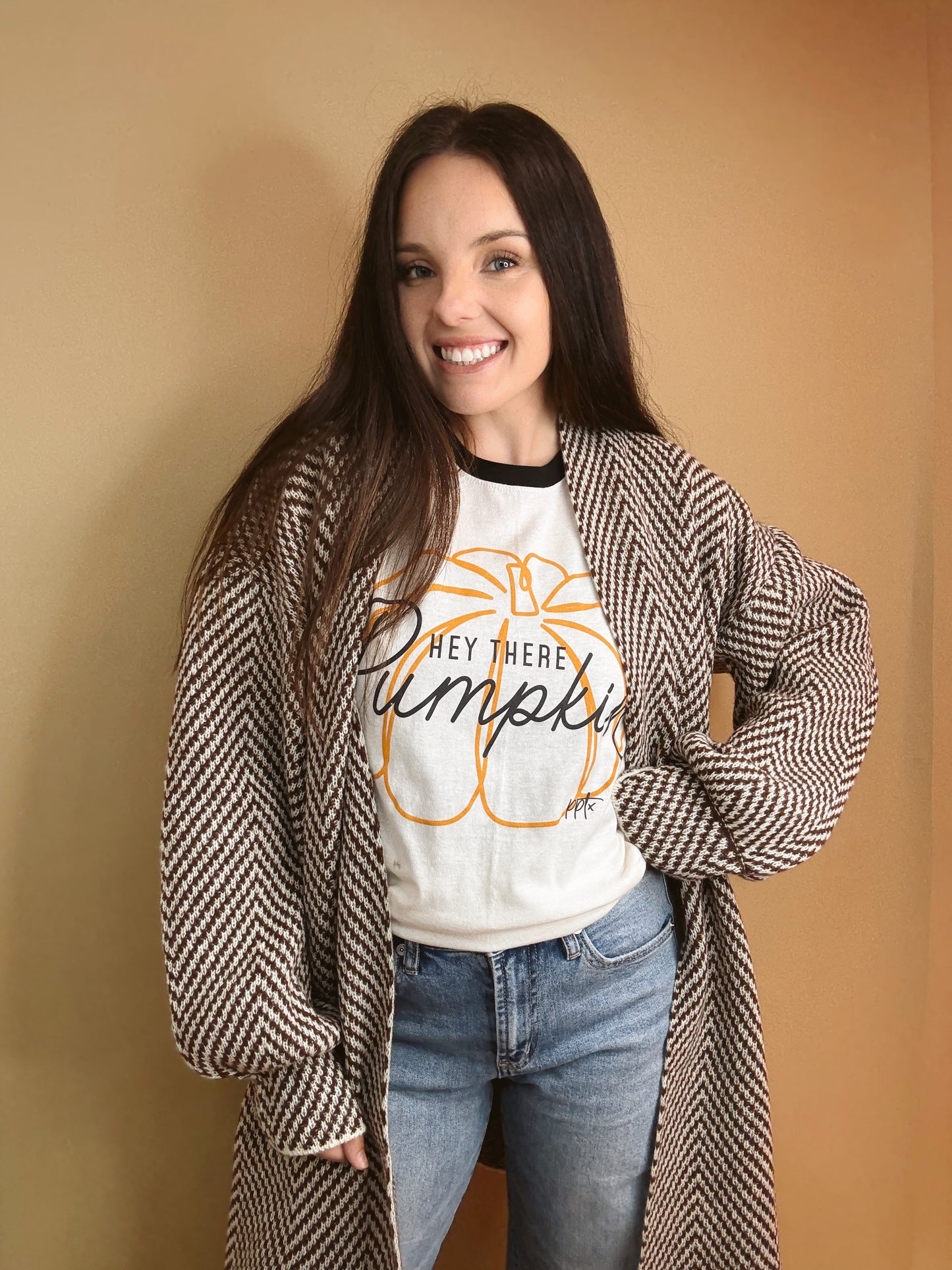 Hey There Pumpkin Ringer Tee