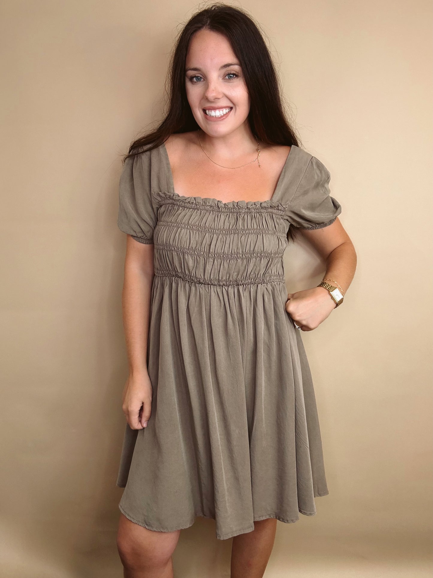 The Ellie Puff Sleeve Dress