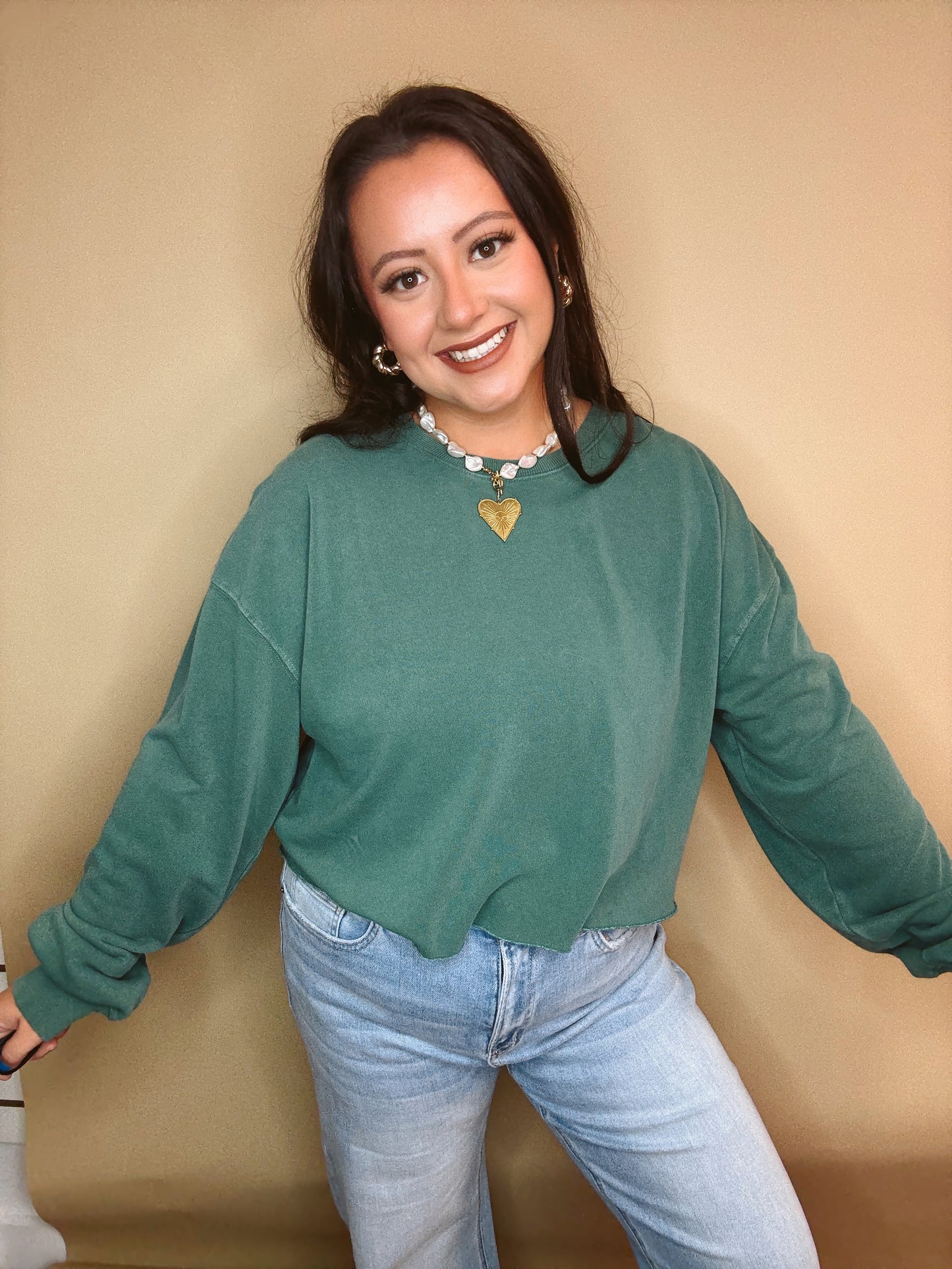 The Brooke Cropped Crewneck