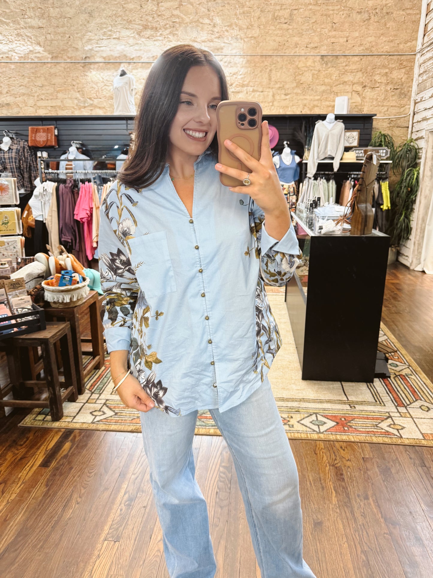 The Chambray Lux Top