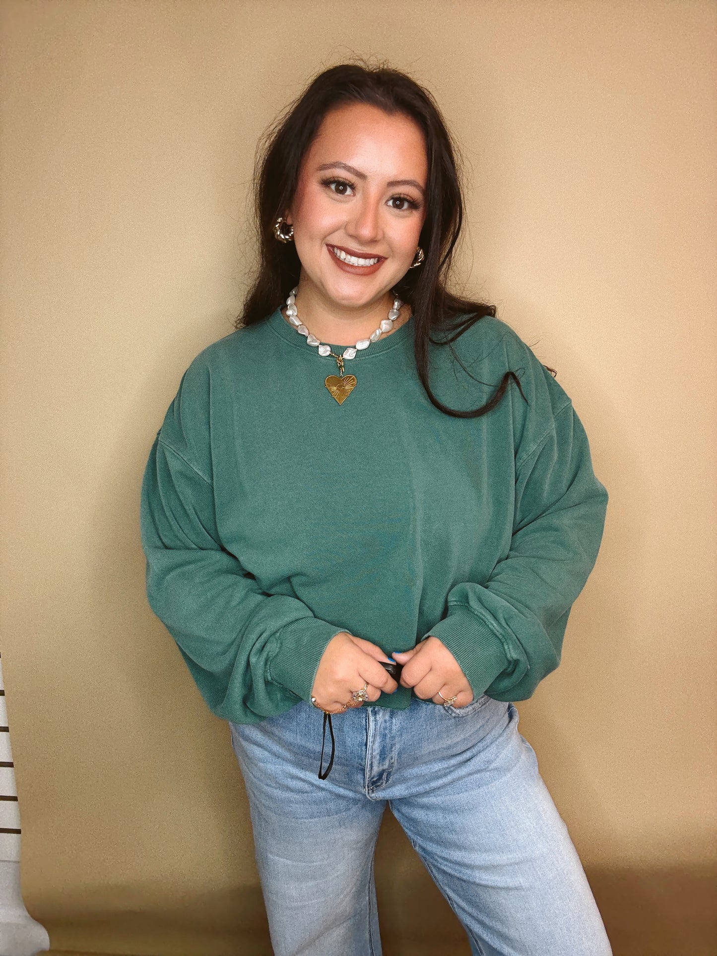 The Brooke Cropped Crewneck