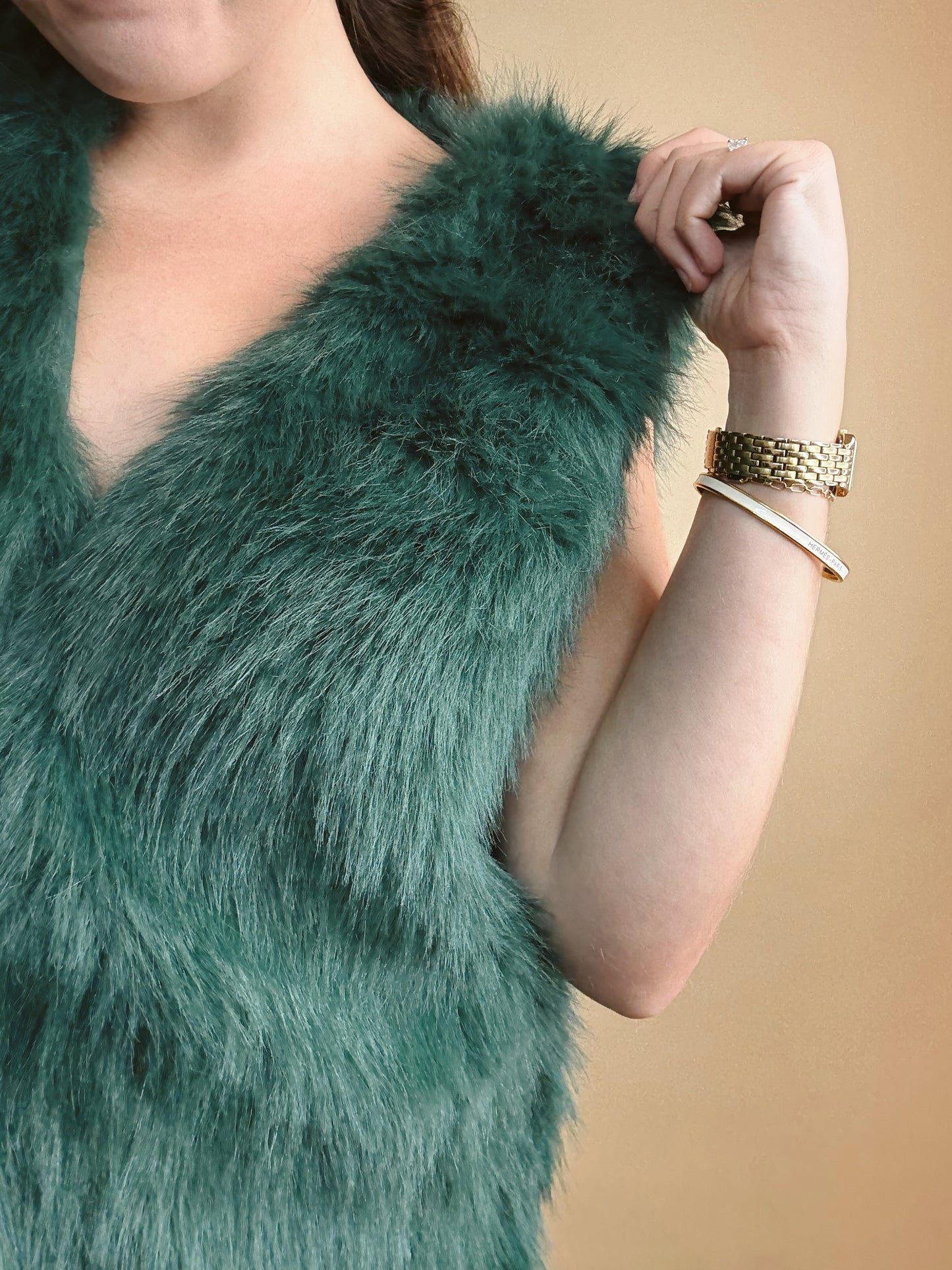 The Faux Fabuluxe Vest
