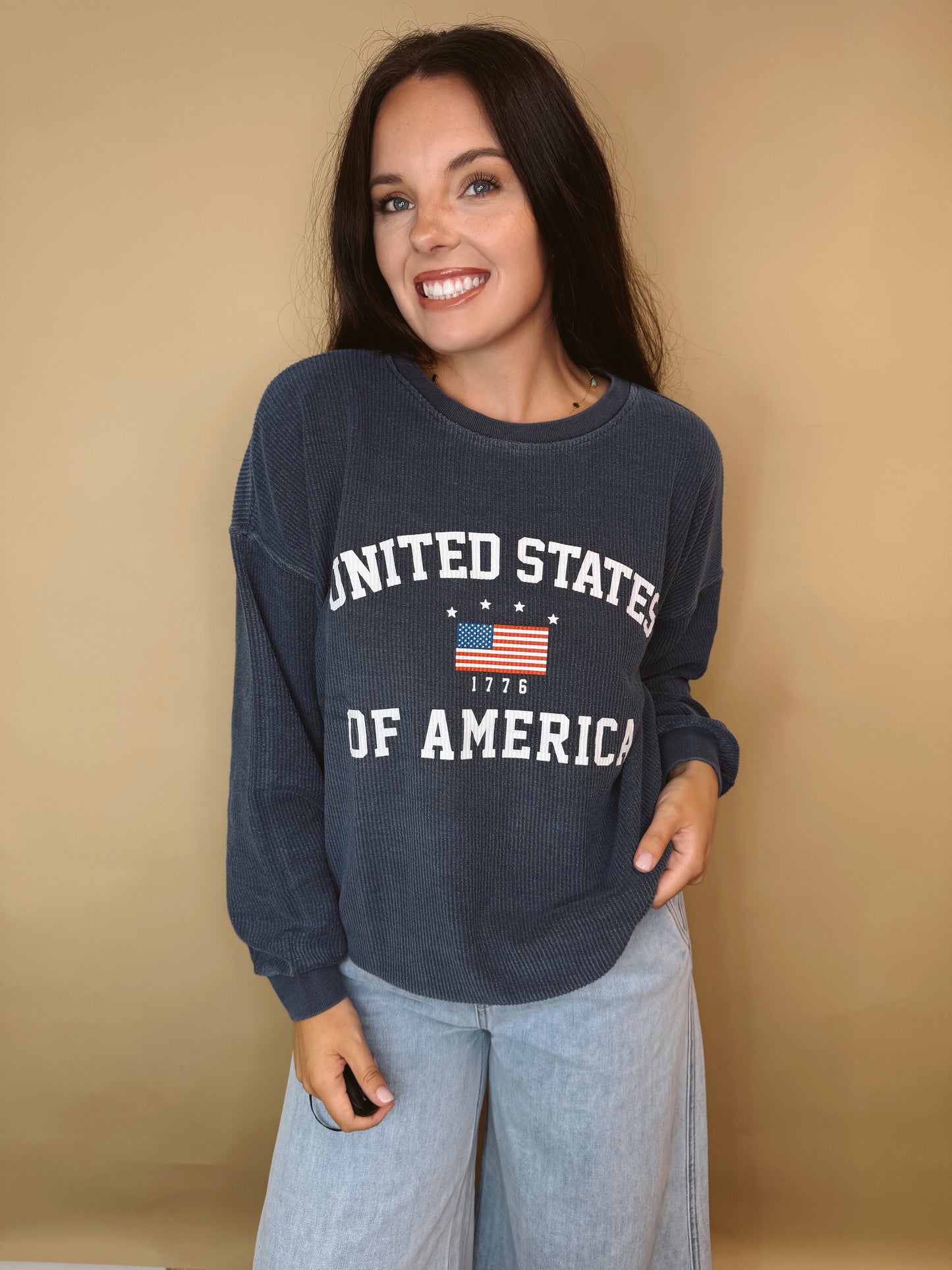 Midnight Layers Ribbed Top
