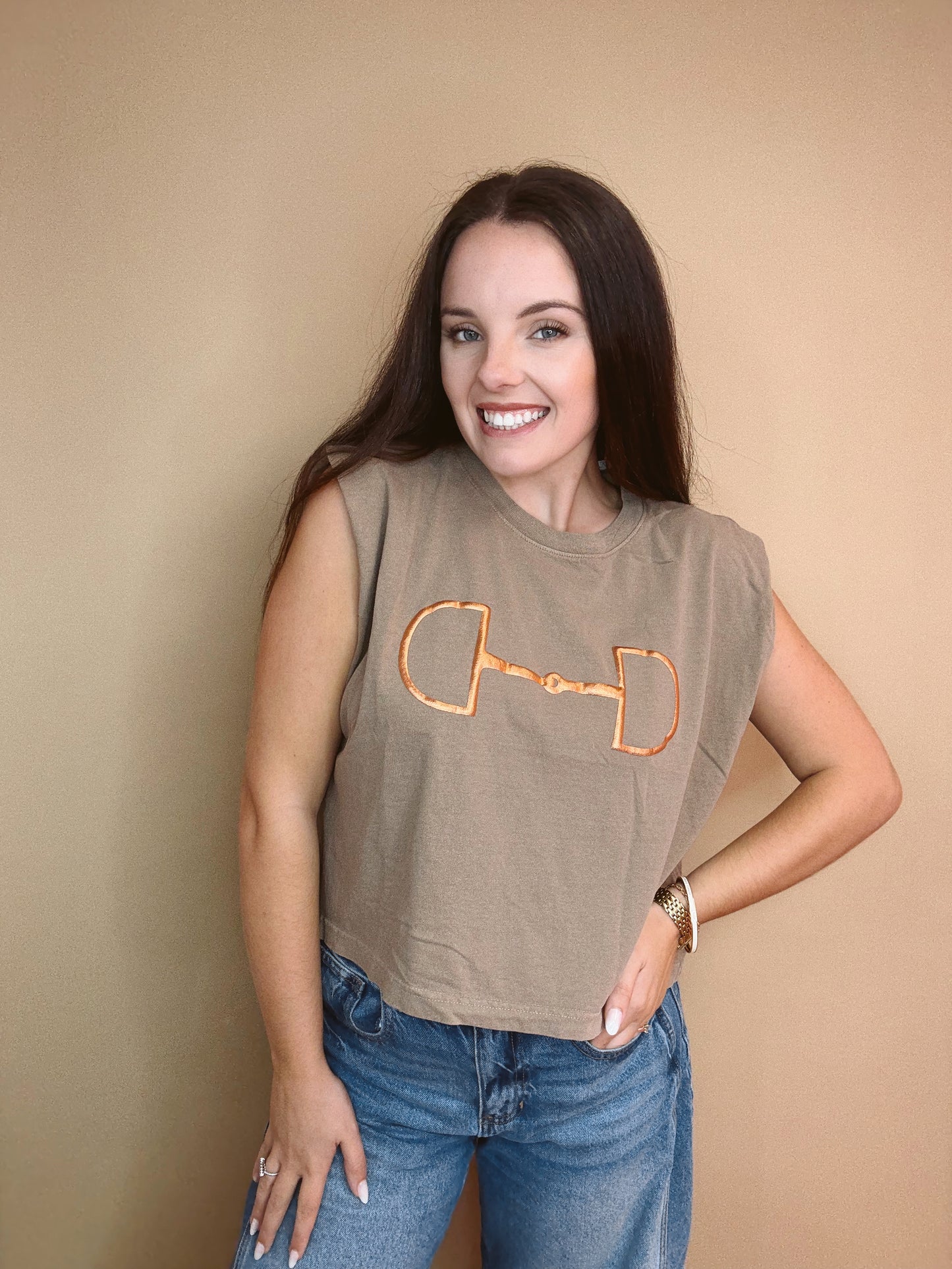 Bit Muscle Graphic Top