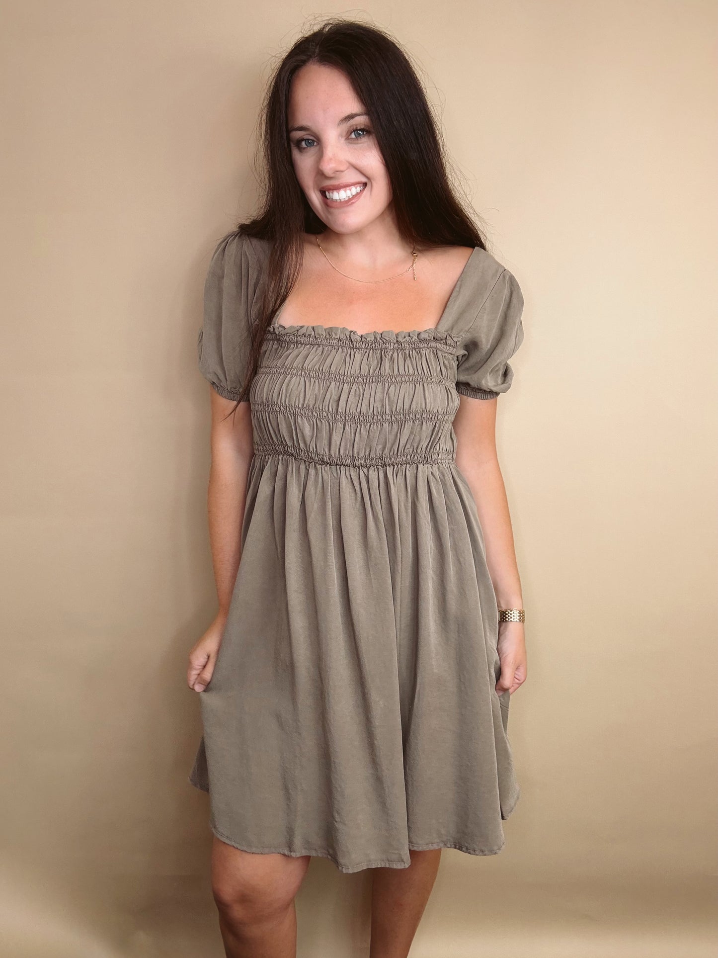 The Ellie Puff Sleeve Dress