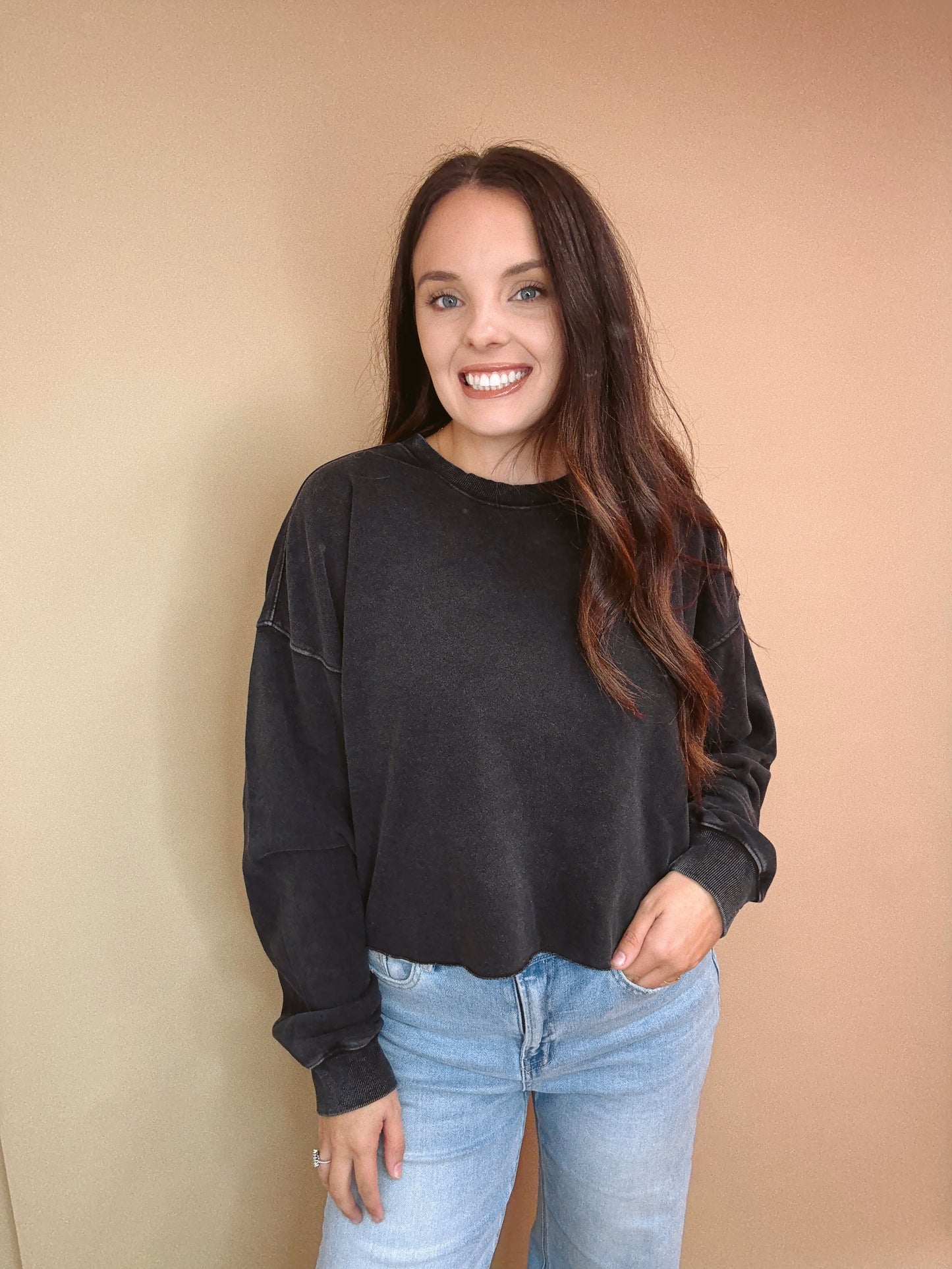 The Brooke Cropped Crewneck