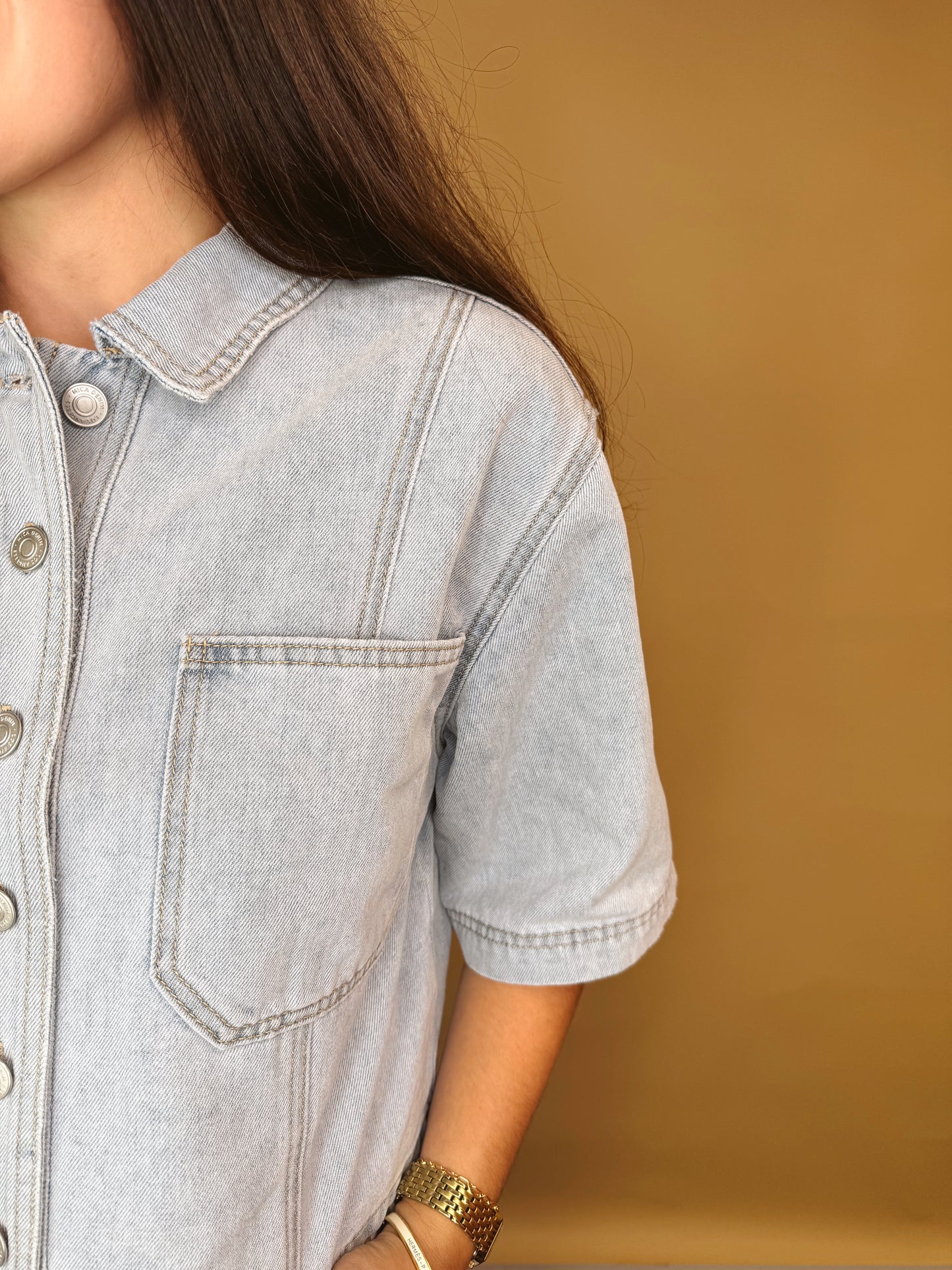 The Vivid Vintage Denim Top