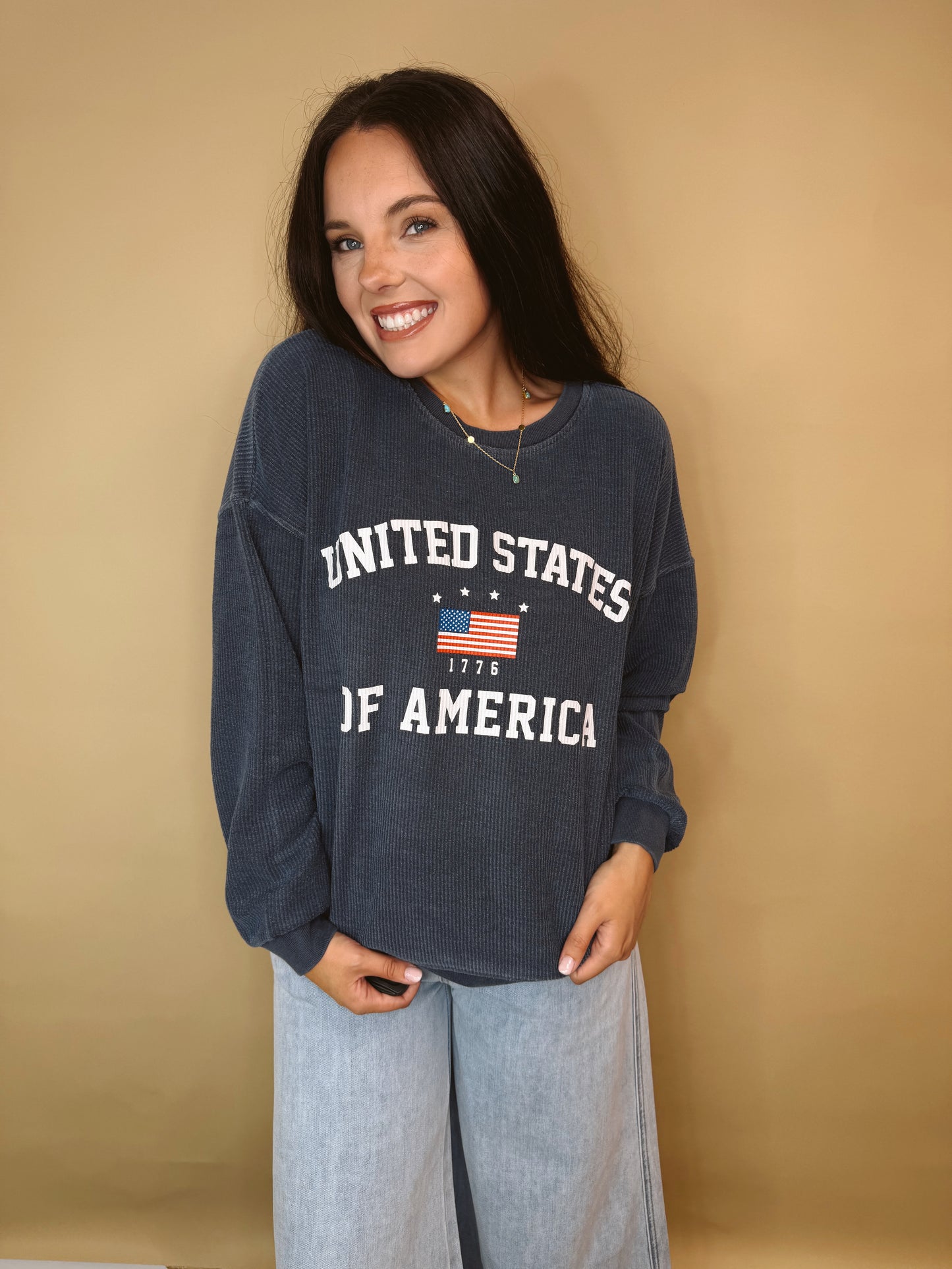 Midnight Layers Ribbed Top