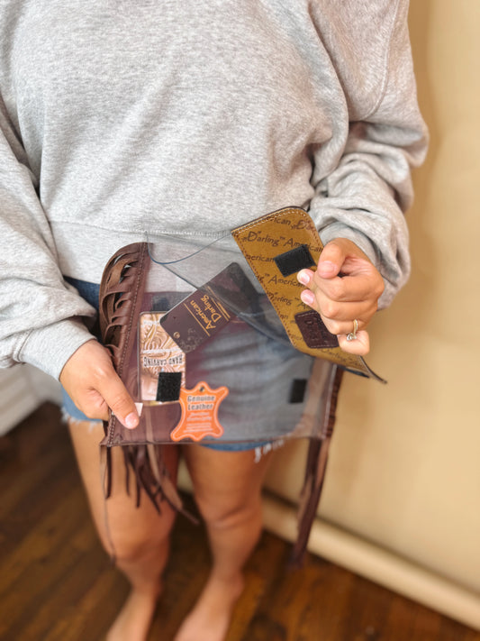The Tilly Clear Leather Bag