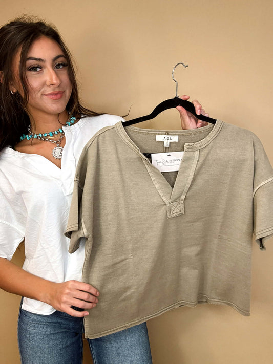 The Washed Wonder Boxy Top