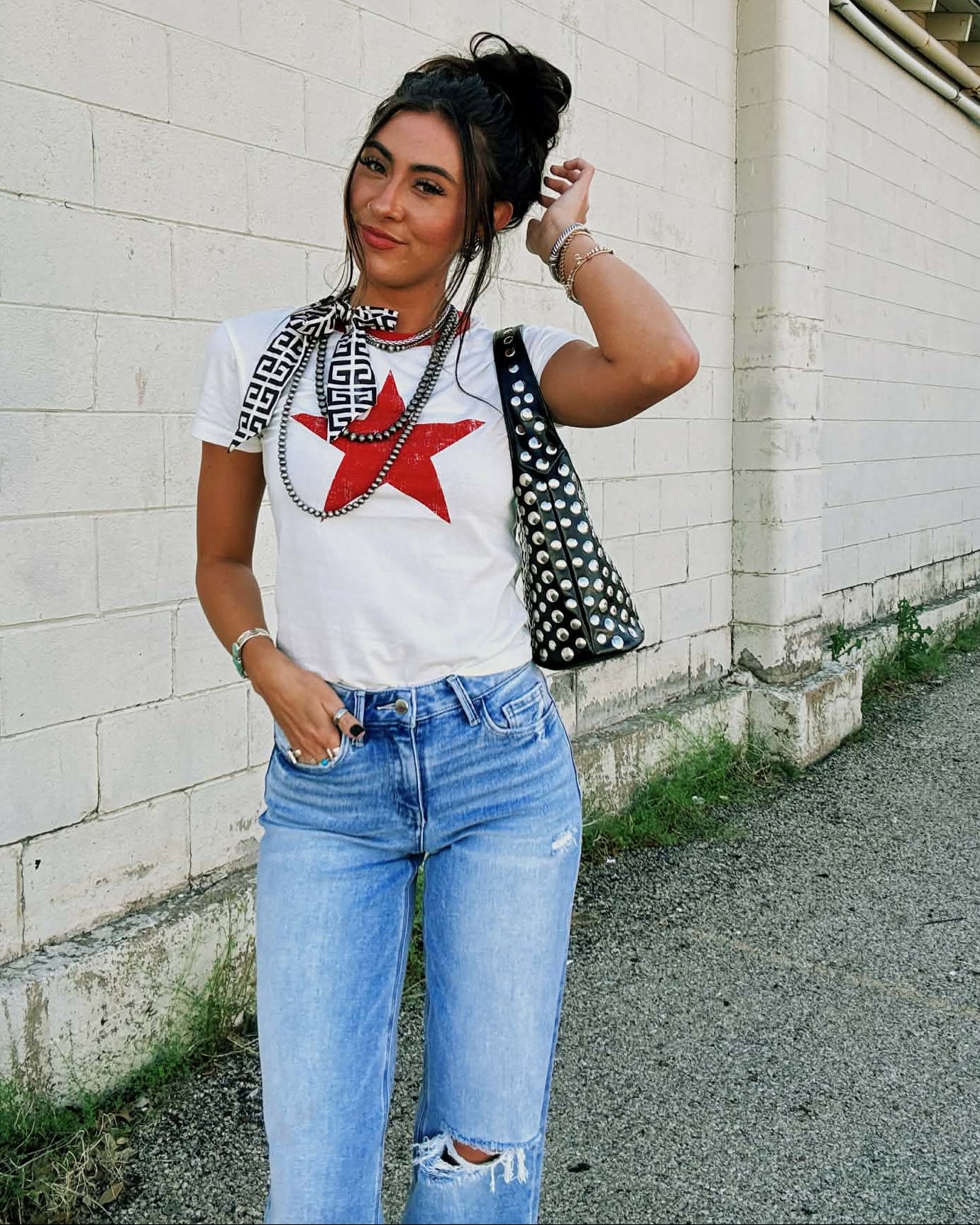 Star On Top Graphic Tee