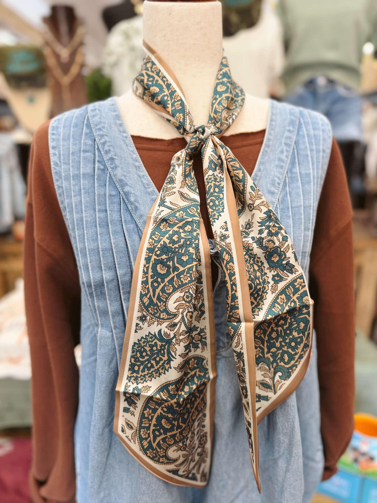 Forest Trail Paisley Bandana