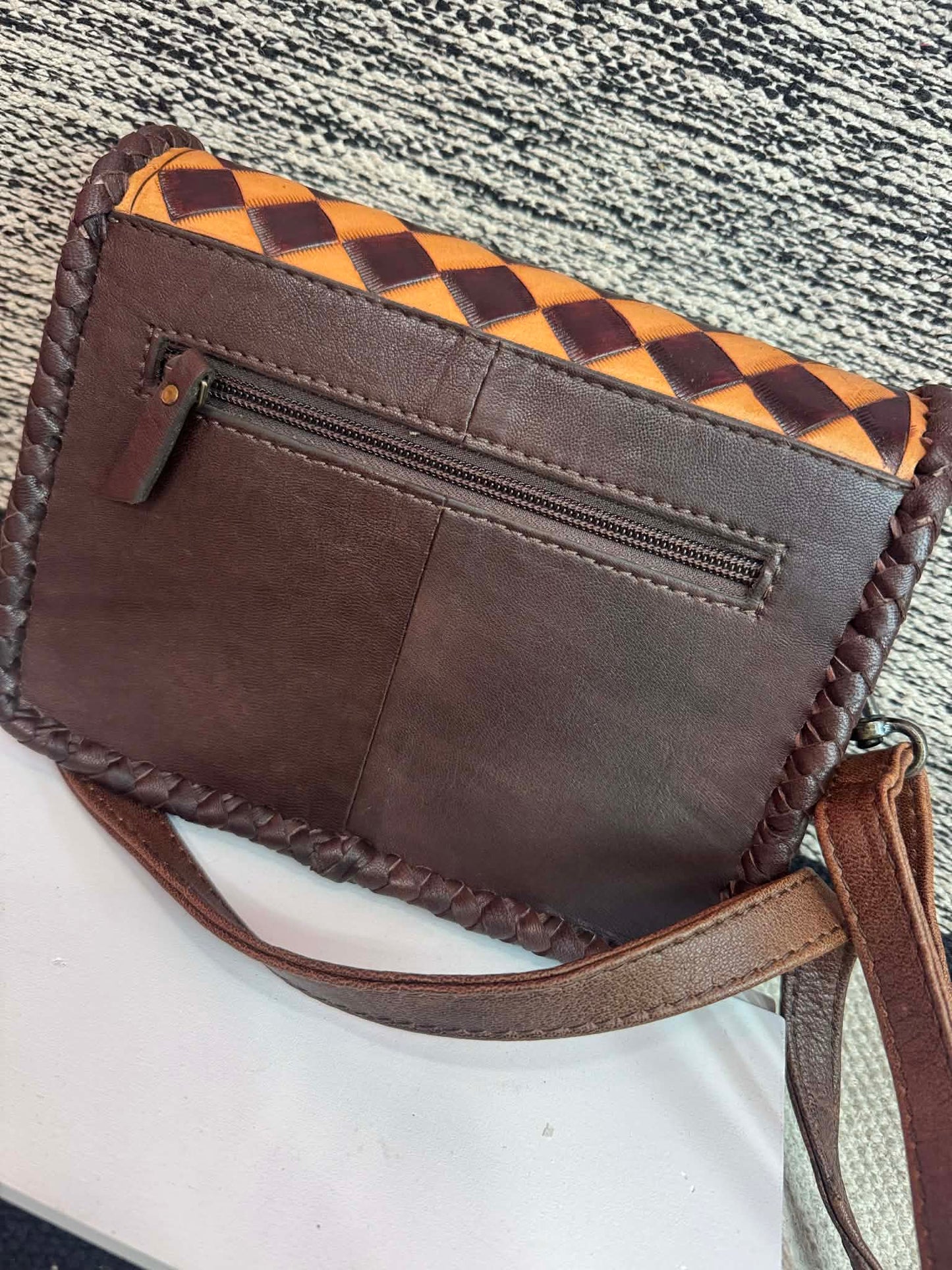 The Saddle Check Crossbody