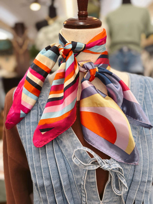 Cotton Candy Stripes Bandana