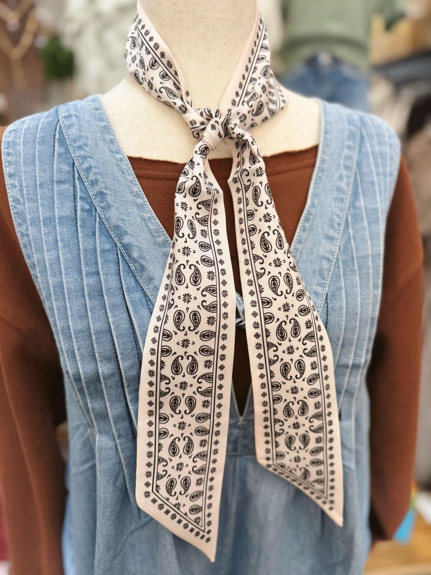 Monochrome Geo Bandana