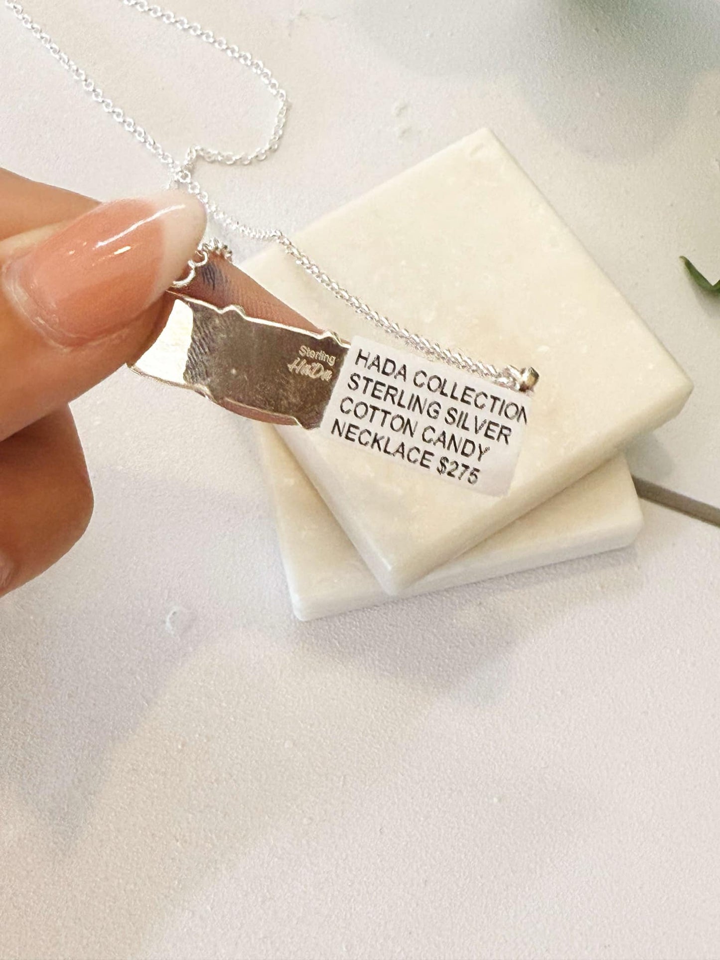 Authentic Blush Horizon Sterling Silver Necklace #321