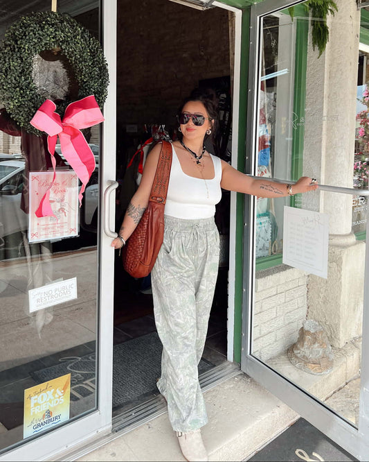 The Chill With Me Camo Barrel Pants