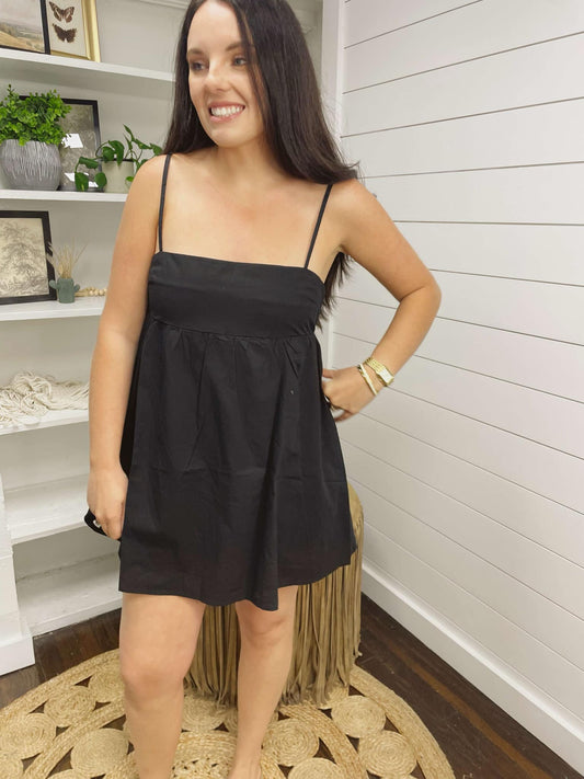 Tan Lines & Times Romper Mini Dress